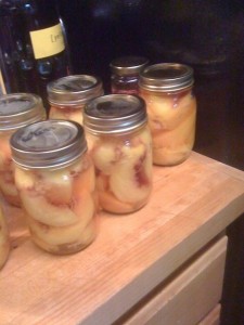 Yes just by canning peaches I learned one of the most delightful secrets of the universe....