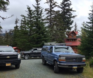 Big trucks are the "luxury" vehicle of choice in Alaska. 