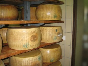 Look for this labeling on the cheese rind when selecting Parmagiano Reggiano Cheese.  The DOP means it's the real thing.