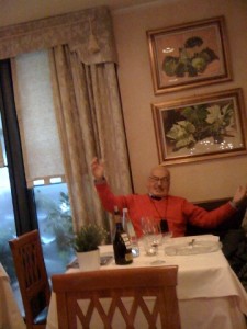 Being Serenaded by An Admirer at the Trattoria
